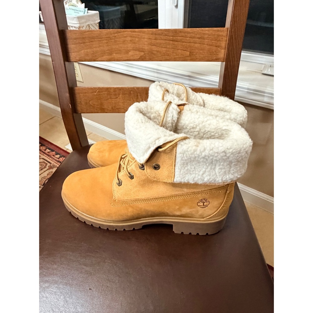 Timberland Authentics Fleece Boot 11 Wheat Nubuck Waterproof‎ Gorpcore Cabin - Picture 2 of 8